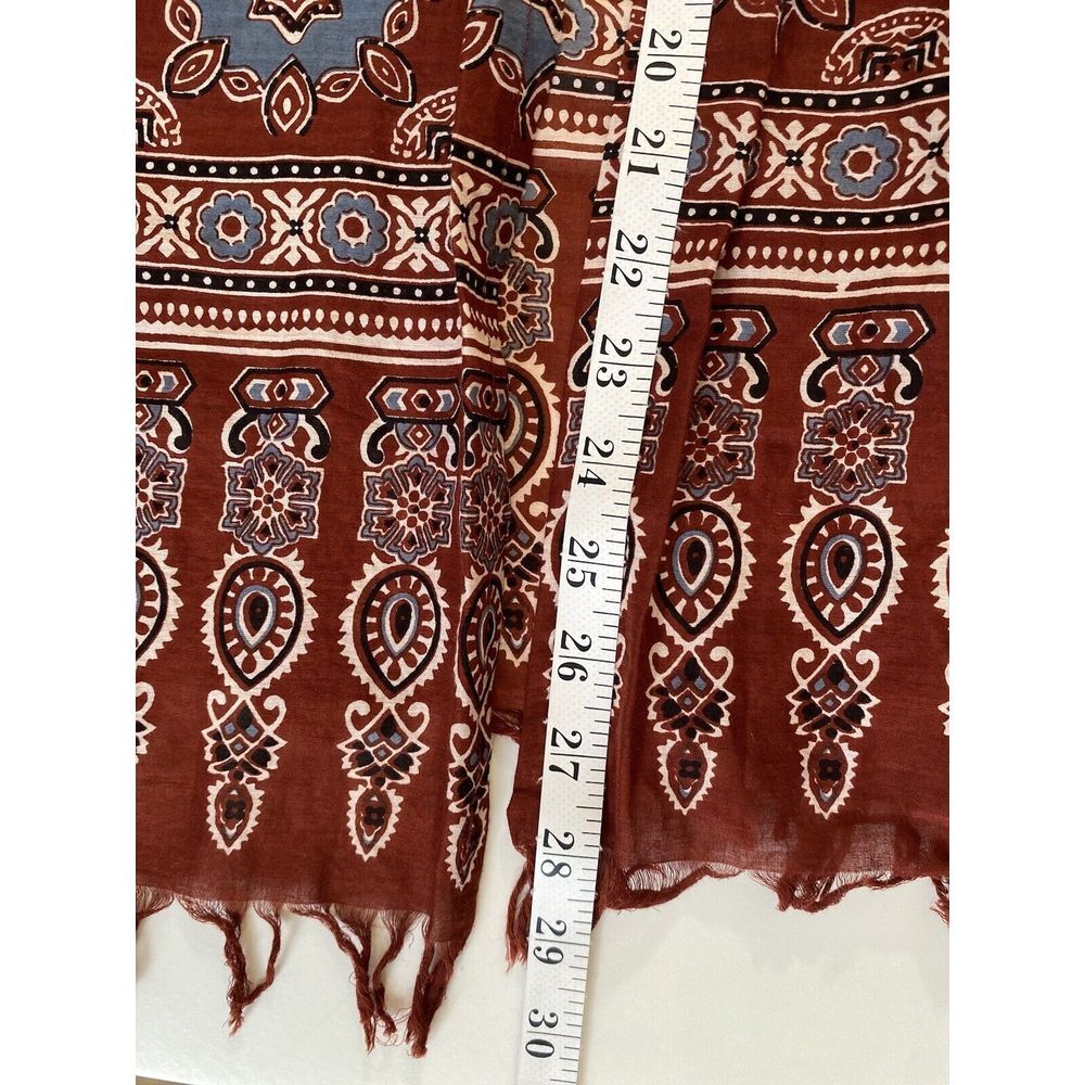 Serrv International Kimono O/S 1005 Cotton Bohemian Indian Festival - Picture 8 of 10
